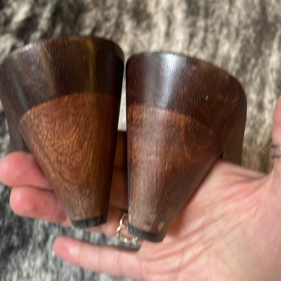 Banana Republic Made In Italy Woden Heel Open Toe Clog - Picture 9 of 13